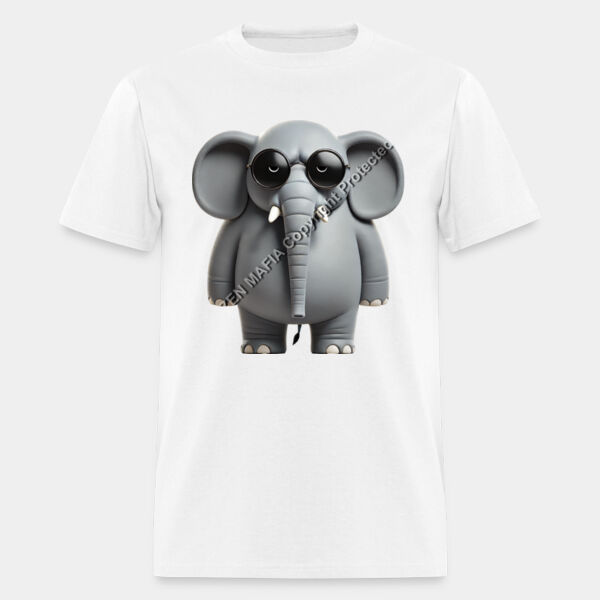 Elefante - Playera Hombre - Animal Club Miniatura