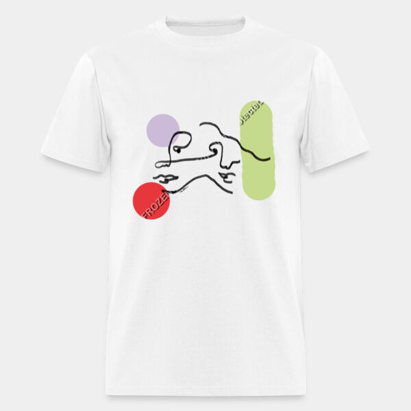 Caras - Playera Hombre - Lineas Miniatura