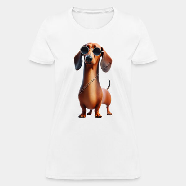 Perrö Salchicha - Playera Mujer - Animal Club Miniatura