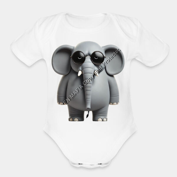 Elefante - Pañalero Bebé - Animal Club Miniatura