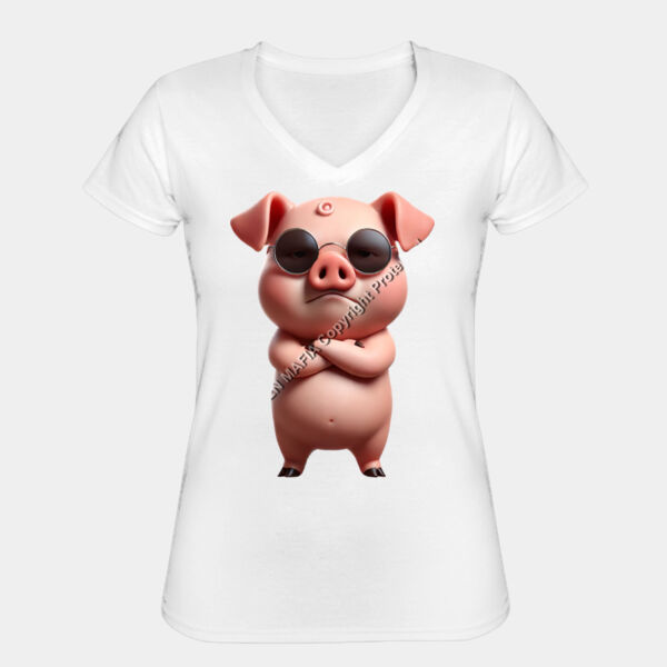 Cerditö - Playera Hombre - Animal Club Miniatura