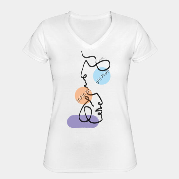 Perfiles - Playera Mujer - Lineas Miniatura